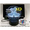 Image 1 : NEW 3D VISUAL RGB NIGHT LIGHT WITH REMOTE