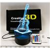 Image 1 : NEW 3D VISUAL RGB NIGHT LIGHT WITH REMOTE