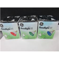 New Floodlight/Spotlight Excellent for Holiday lighting / red-green-blue bulbs