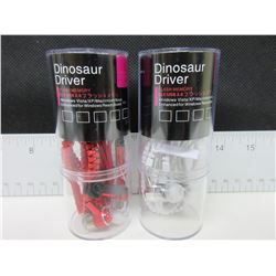 2 New Zippered Headphones Dinosaur Driver / Excellent Stocking Stuffers