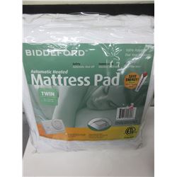 New TWIN Automatic Heated Mattress Pad / auto shut off machine wash