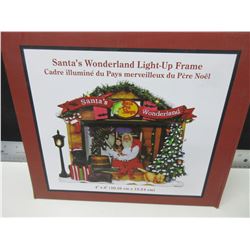 Santa's Wonderland light up Picture Frame