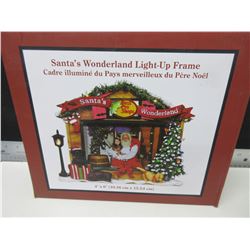 Santa's Wonderland light up Picture Frame