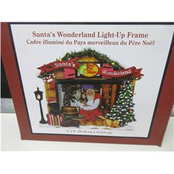 Santa's Wonderland light up Picture Frame