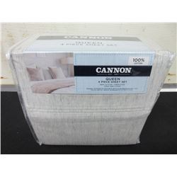New QUEEN 4 piece Sheet Set