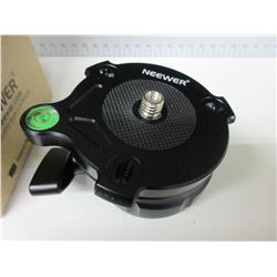 New Neewer Tripod Leveling base with offset bubble level for Cannon/Nikkon