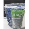 Image 1 : New Heated plush Throw ten heat settings machine wash & dry 50x62"