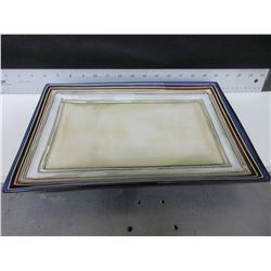 Elite Stoneware Platter 14 x 9 / great for snacks/cheese crackers