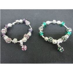2 Pandora style Bracelets