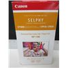 Image 1 : Canon Selphy Postcard size Color ink / Paper set  - box has been opened