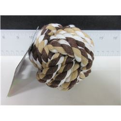 Presents for your pet / New Braided Rope Pet Balls assorted colors as they come