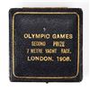 London 1908 Summer Olympics Silver Winner’s Medal Case
