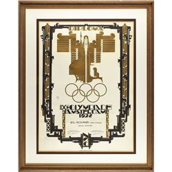 Amsterdam 1928 Summer Olympics Official Diploma