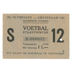 Amsterdam 1928 Summer Olympics Ticket