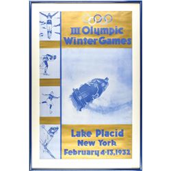 Lake Placid 1932 Winter Olympics Poster