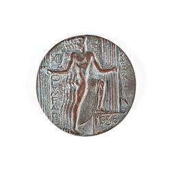 Berlin 1936 Summer Olympics Participation Medal with Case