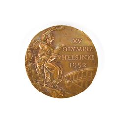Helsinki 1952 Summer Olympics Bronze Winner's Medal with Case and Pin