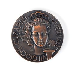 Cortina 1956 Winter Olympics Bronze Participation Medal