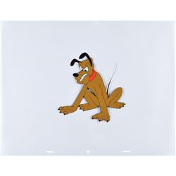 Pluto production cel from a Disney cartoon