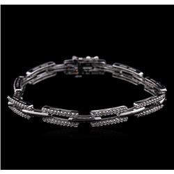1.45 ctw Diamond Bracelet - 14KT White Gold