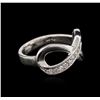 Image 1 : 0.20 ctw Diamond Ring - 14KT White Gold