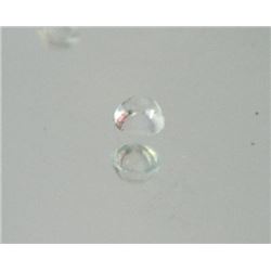 GEMSTONE - WHITE TOPAZ - ROUND CABACHON - 3.1 X 1.6mm