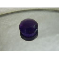 GEMSTONE - AMETHYST - ROUND CABOCHON - 12 X 5.5mm