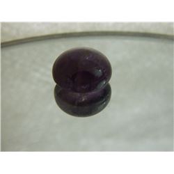 GEMSTONE - AMETHYST - ROUND CABOCHON - 12 X 5.5mm