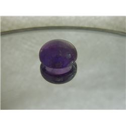 GEMSTONE - AMETHYST - ROUND CABOCHON - 12 X 5.5mm