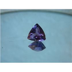 GEMSTONE - AMETHYST - TRILLION FACETTED - 9.7 X 9.8 X 9.8mm