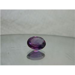GEMSTONE - AMETHYST - OVAL FACETTED - 10.9 X 9.0 X 5.3mm