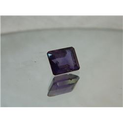 GEMSTONE - AMETHYST - RECTANGULAR FACETTED - 10.0 X 8.0 X 5.6mm