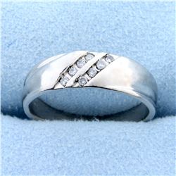 Diamond Wedding Band Ring in Platinum