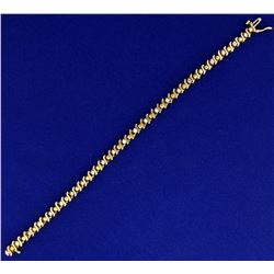 3/4 carat Diamond Bracelet in 14k Yellow Gold