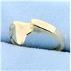 Image 2 : Unique Abstract Style Ring in 14k Yellow Gold