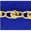 Image 2 : Designer Link Bracelet in 14K Yellow Gold