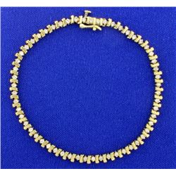 3/4ct TW Diamond Tennis Bracelet in 14k Yellow Gold