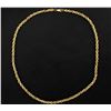 Image 1 : 18 Inch Rope Neck Chain in 14k Yellow Gold