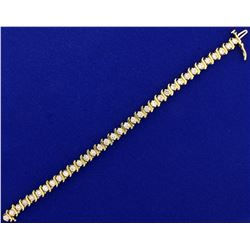5ct TW Diamond Tennis Bracelet in 14k Yellow Gold