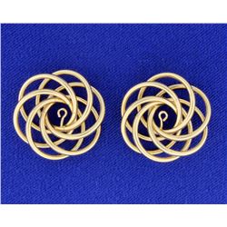 Gold Stud Enhancers in 14k Yellow Gold