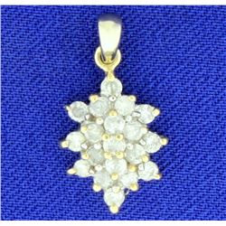 2/3 ct TW Diamond Pendant in 14k Yellow Gold