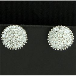2 ct TW Diamond Earrings in 10k White Gold