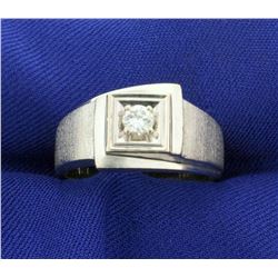 .2ct Solitaire Diamond Ring in 14k White Gold