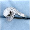Image 2 : Vintage 4ct TW Diamond Ring with Hinged Arthritic Shank