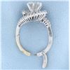 Image 4 : Vintage 4ct TW Diamond Ring with Hinged Arthritic Shank