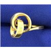 Image 2 : Love Knot Ring in 14k Yellow Gold