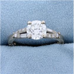 1 1/2ct TW Diamond Ring with Adjustable Shank in 14k White Gold