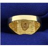 Image 3 : Religious Virgin Mary Ring in 14K Yellow Gold