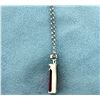 Image 2 : Morganite and Diamond Pendant with Chain in 14K White Gold