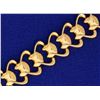 Image 2 : Heavy 18K Rose Gold Designer Link Bracelet